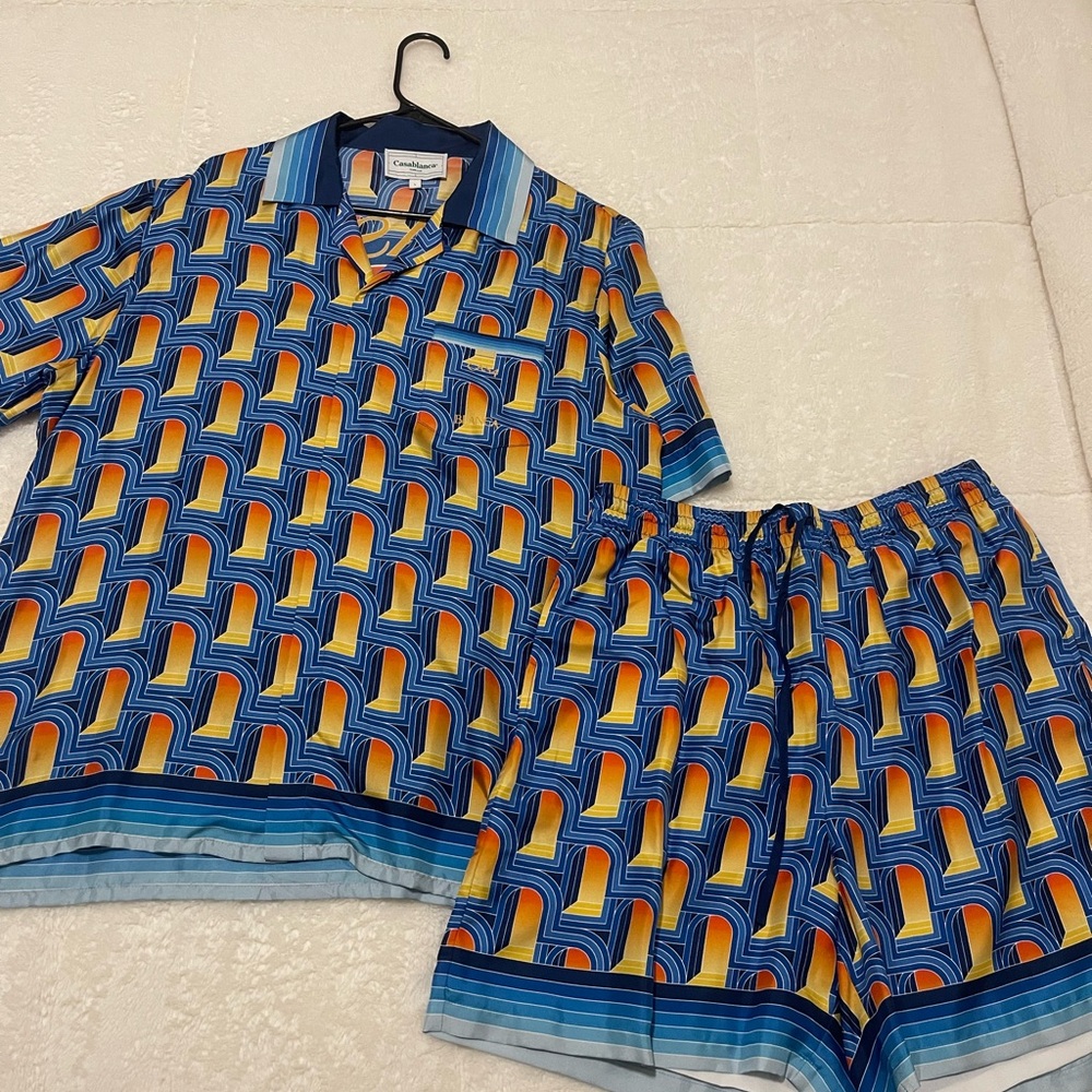 Authentic Casablanca men silk set